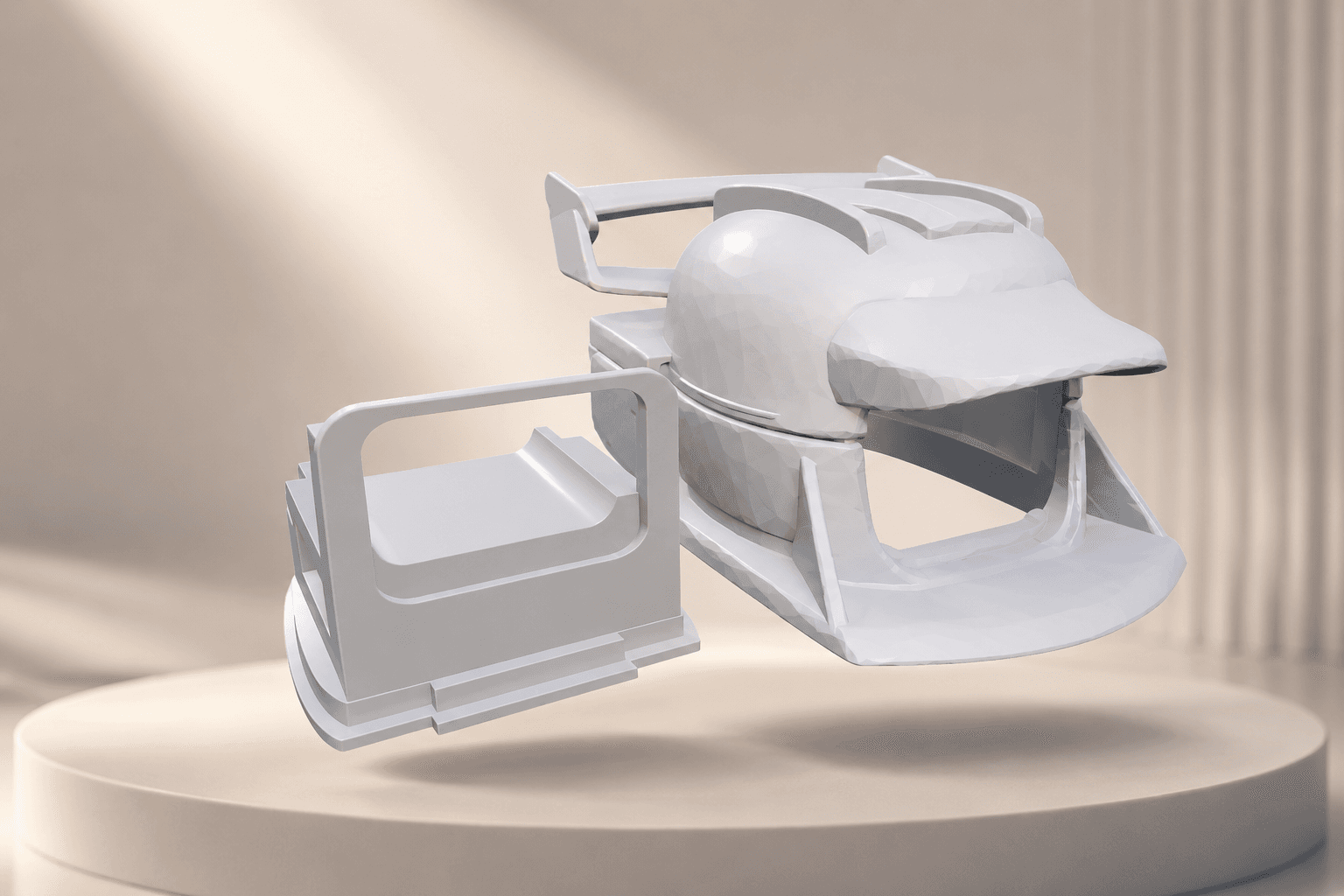 Liberty Walke 3D printable character model preview