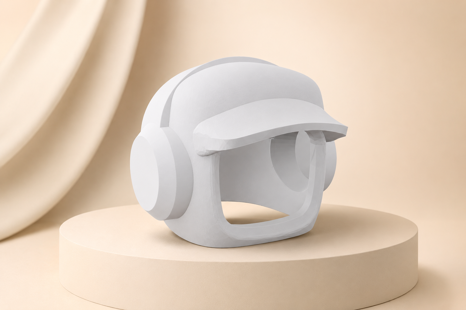 Mô hình 3D: Mochi Helmet Headphone